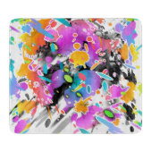 GRUNGE PUNK SPLATTER SNIJPLANK (Voorkant)