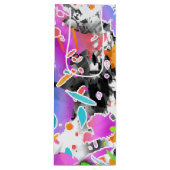 GRUNGE PUNK SPLATTER WIJN CADEAUTAS (Voorkant)