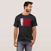 Grunge Qatar Flag T-shirt (Voorkant volledig)