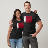 Grunge Qatar Flag T-shirt (Unisex)