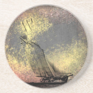 Grunge  Racing Yacht Sandstone Onderzetter