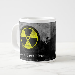 Grunge Radioactive Symbool Grote Koffiekop