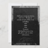 Grunge Radioactive Symbool Kaart (Achterkant)