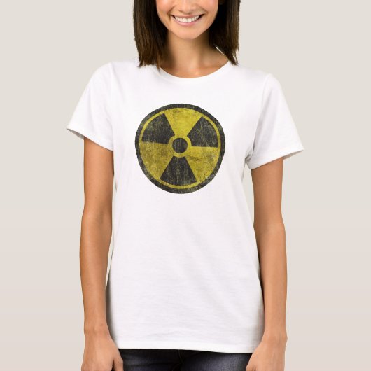 Grunge Radioactive Symbool T-shirt (Voorkant)