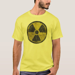 Grunge Radioactive Symbool T-shirt