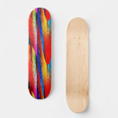 Grunge Rainbow Persoonlijk Skateboard (Voorkant)