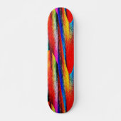 Grunge Rainbow Persoonlijk Skateboard (Voorkant)