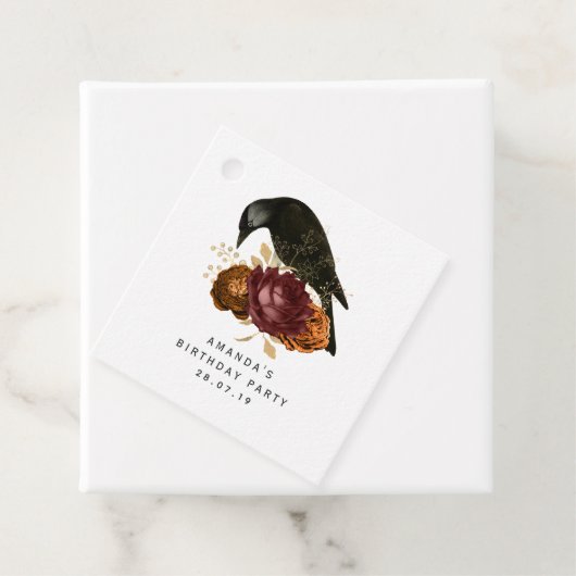 Grunge Ravenwood Gothic Fantasy Bedankjes Labels (In situ)