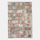 Grunge Red Brick Wall Brown Bricks Background Tan Theedoek (Verticaal)