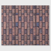 Grunge Red Brick Wrapping Paper Cadeaupapier (Vlak)