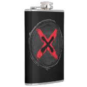 Grunge Red Expression Heupfles (Rechts)