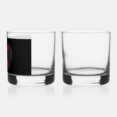 Grunge Red Expression Whisky Glas (Links)