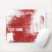 Grunge Red Paint Muismat (Met muis)