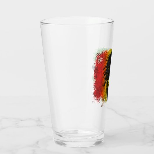 Grunge Reggae Muziek Rasta Rastaman Gitaar spelen Glas (Rechts)