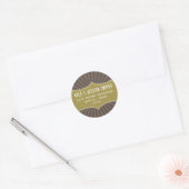 Grunge retouradres label Sjabloon (Envelop)