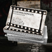 Grunge Retro Filmmaker/Regisseur Visitekaartje