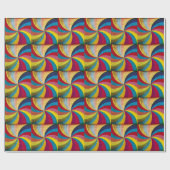 Grunge retro papier, kleurrijke wervelachtergrond. cadeaupapier (Vlak)