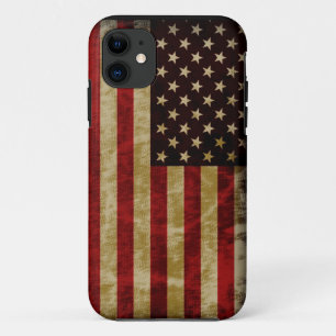 Grunge Retro Stijl USA Vlag Oude Glorie Case-Mate iPhone Case