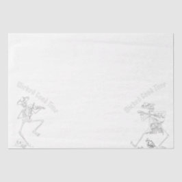 Grunge Retro Zwart Halloween Feest Tissuepapier