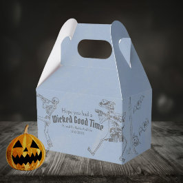 Grunge Retro Zwarte Halloween Feest Bedankdoosjes