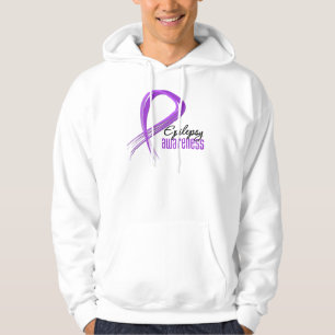 Grunge Ribbon Epilepsy Bewustheid Hoodie