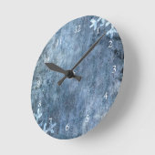 Grunge rock background ronde klok (Hoek)