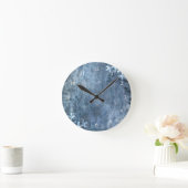 Grunge rock background ronde klok (Huis)