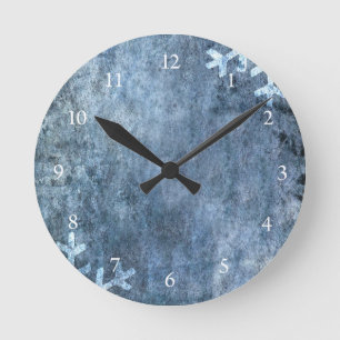 Grunge rock background ronde klok