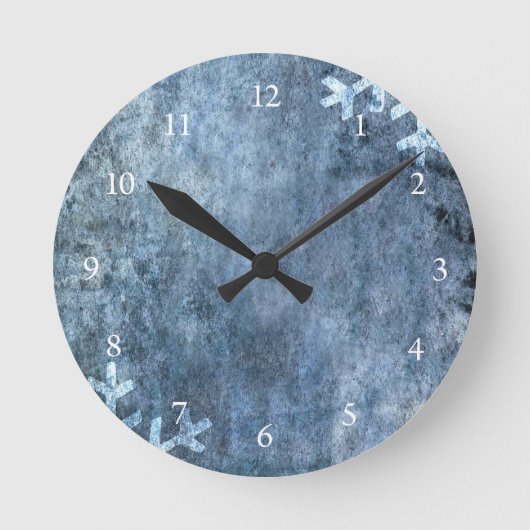 Grunge rock background ronde klok (Voorkant)