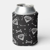 Grunge rock: diamanten, botten. blikjeskoeler (Blikje Voorkant)