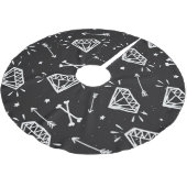 Grunge rock: diamanten, botten. kerstboom rok (Gekanteld)