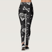 Grunge rock: diamanten, botten. leggings (Achterkant)