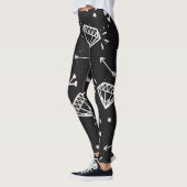 Grunge rock: diamanten, botten. leggings (Links)