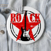 Grunge rock ronde button 6,0 cm (In situ)