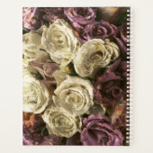 Grunge, rozen, foto planner (Achterkant)