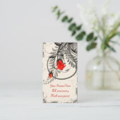  Grunge Rozen Visitekaartjes 3,5 inch x 2 inch (Staand voorkant)