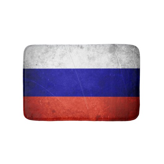 Grunge Russische vlag Badmat (Voorkant)
