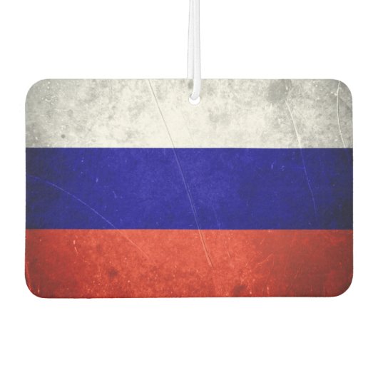 Grunge Russische vlag Luchtverfrisser (Voorkant)