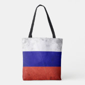 Grunge Russische vlag Tote Bag (Achterkant)