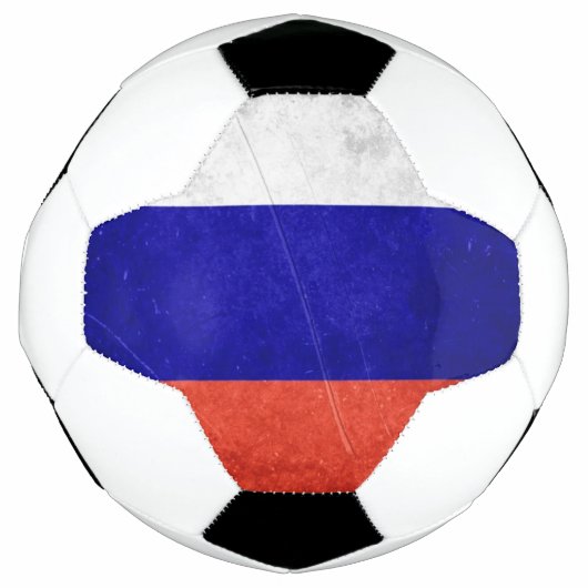 Grunge Russische vlag Voetbal (Voorkant)