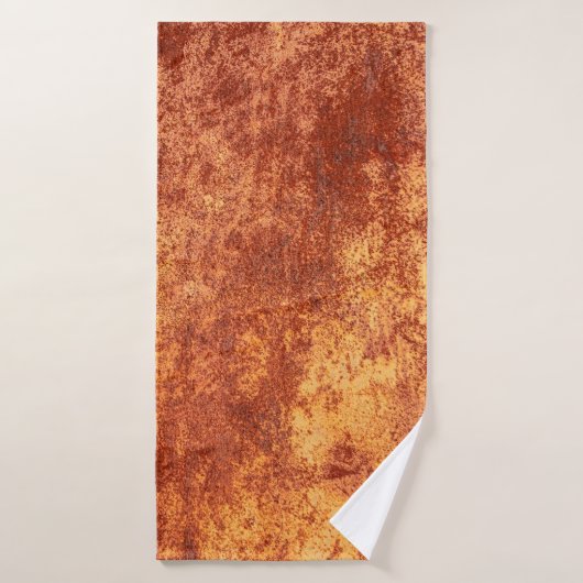 Grunge rusted metal texture, roest and oxidized me badhanddoek (Badhanddoek)