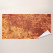 Grunge rusted metal texture, roest and oxidized me badhanddoek (Badhanddoek)