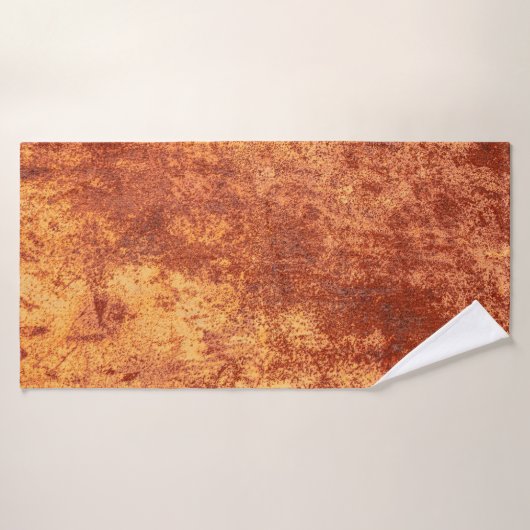 Grunge rusted metal texture, roest and oxidized me badhanddoek (Badhanddoek)