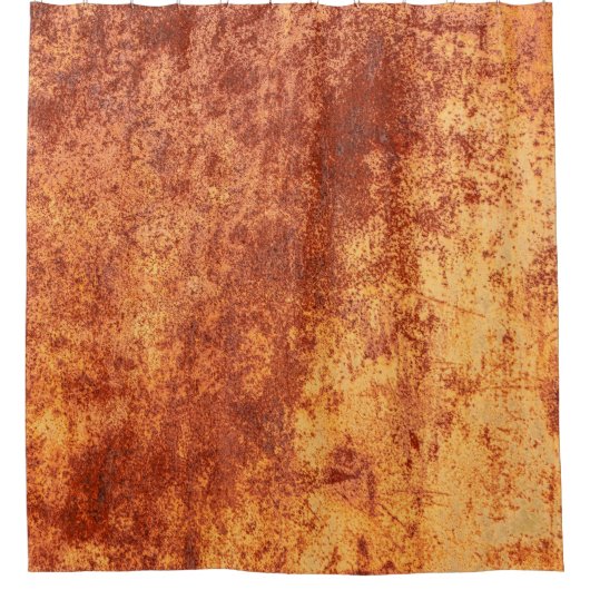 Grunge rusted metal texture, roest and oxidized me douchegordijn (Voorkant)