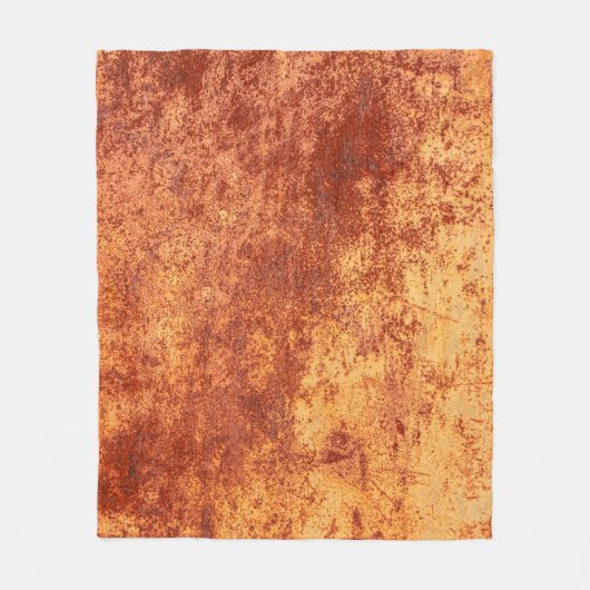 Grunge rusted metal texture, roest and oxidized me fleece deken (Voorkant)