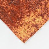 Grunge rusted metal texture, roest and oxidized me fleece deken (Hoek)