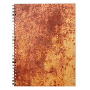 Grunge rusted metal texture, roest and oxidized me notitieboek