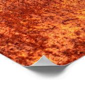 Grunge rusted metal texture, roest and oxidized me poster (Hoek)