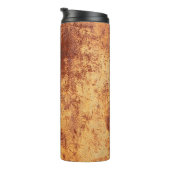 Grunge rusted metal texture, roest and oxidized me thermosbeker (Geroteerd rechts)