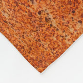 Grunge rusted metal texture. Roestcorrosie en o Fleece Deken (Hoek)